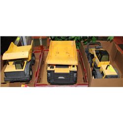 2 TONKA TRUCKS & 1 LOADER