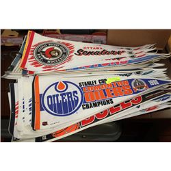 OVER 100 25YR OLD SPORTS BANNERS