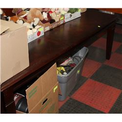 NEW WOOD KITCHEN TABLE W LEAF