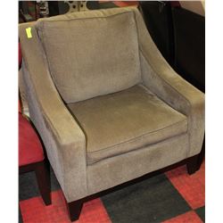 BROWN FABRIC SOFACHAIR