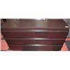 Image 1 : 6 DRAWER ESPRESSO DRESSER WITH MISMATCHED MIRROR