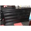Image 2 : NEW BLACK 9 DRAWER DRESSER NO HANDLES
