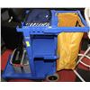 Image 1 : CLEANING CART WITH 6 UNIFORMS SIZE LARGE