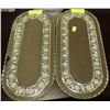 Image 1 : PAIR OF HANDCUT FRENCH MIRRORS