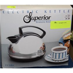 SUPERIOR ST STEEL ELECTRIC KETTLE