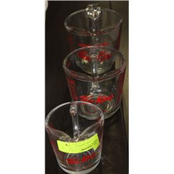 SET OF 3 FIREKING MEASURING CUPS