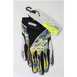 ALPINE STAR RACING GLOVES ON CHOICE: SIZE L