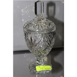 ESTATE CRYSTAL LIDDED DISH