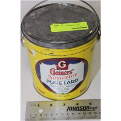 VINTAGE ESTATE COLLECTIBLE TIN ON CHOICE: GAINERS