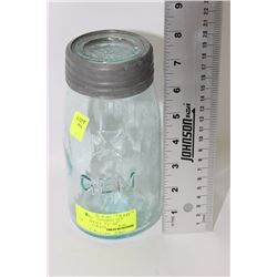 GEM RARE MALTESE CROSS CANNING JAR