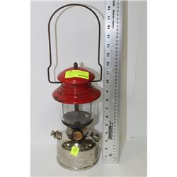 VINTAGE 1953 COLEMAN NICKEL BOTTOM BARN LANTERN