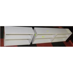 SHOWHOME 2 SMALL STANDS W SHELVES