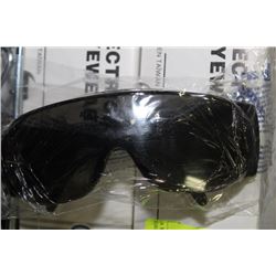 CASE OF SAFE SAFETY GLASSES SMOKE GREY LENS