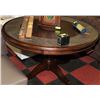 Image 1 : NEW WOOD AND STONE TOP ROUND KITCHEN TABLE