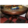 Image 3 : NEW WOOD AND STONE TOP ROUND KITCHEN TABLE