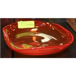 ESTATE ORANGE GLASS BOWL