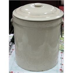 5 GALLON MEDALTA CROCK W LID