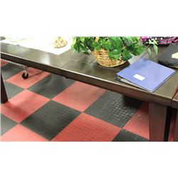 SHOWHOME RUSTIC STYLE KITCHEN TABLE W LEAF