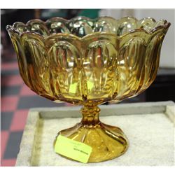 ESTATE AMBER GLASS BOWL