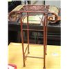 Image 1 : BROWN METAL & WICKER PLANT STAND