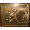 Image 1 : FRAMED, GILDED, BLAEU WALL MAP
