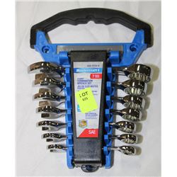 MASTERCRAFT 7 PC STUBBY COMBINATION WRENCH SET