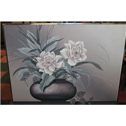 LARGE FLORAL CANVAS PICTURE