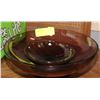 Image 1 : PAIR OF PURPLE GLASS BOWLS