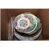 Image 1 : ESTATE BOX OF COLLECTIBLE PLATES AND PLATTERS