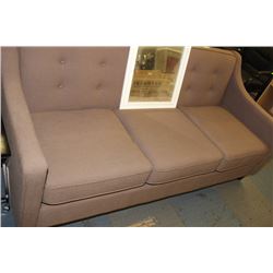 SHOWHOME BROWN FABRIC SOFA