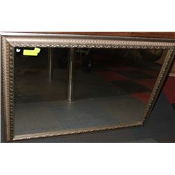 SILVER FRAMED MIRROR