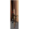 Image 1 : THREE VINTAGE FISHING RODS