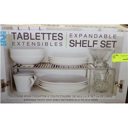 EXPANDABLE SHELF SET
