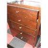 Image 1 : SHOWHOME WOOD 5 DRAWER CHEST OF DRAWERS