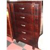 Image 1 : SHOWHOME WOOD 5 DRAWER CHEST OF DRAWERS