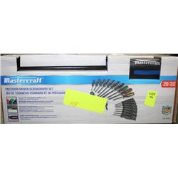 MASTERCRAFT 20 PC SCREWDRIVER SET