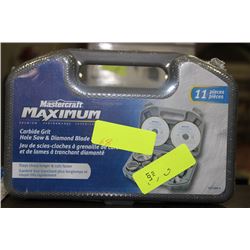 MASTERCRAFT CARBIDE GRIT HOLE SAW AND DIAMOND