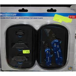MASTERCRAFT FOLDING UTILITY KNIFE SET