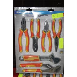 MASTERCRAFT HIGH VIS PLIER AND WRENCH SET