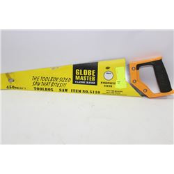 NEW ORANGE HANDLED HAND SAW