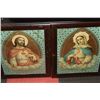 Image 1 : PAIR OF RELIGIOUS PICTURES (SCRATCHED FRAMES)