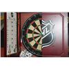 Image 1 : DART BOARD W NHL CABINET