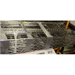 4-TIER CHROME BAKER'S SHELF