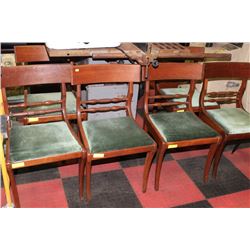 SET OF 6 ANTIQUE CHAIRS