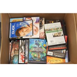 BOX OF DVDS