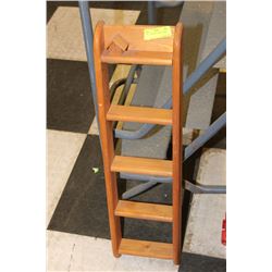 SMALL WOODEN DISPLAY SHELF