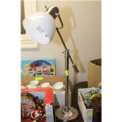 SILVER DESK LAMP
