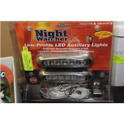 NIGHT WATCHER LOW-PROFILE LED AUXILIARY LIGHTS