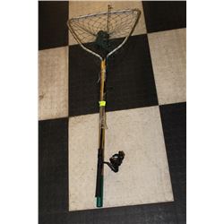 SHAKESPEARE EXTENDABLE FISHING ROD AND