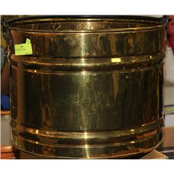 LARGE DECORATIVE BRASS POT